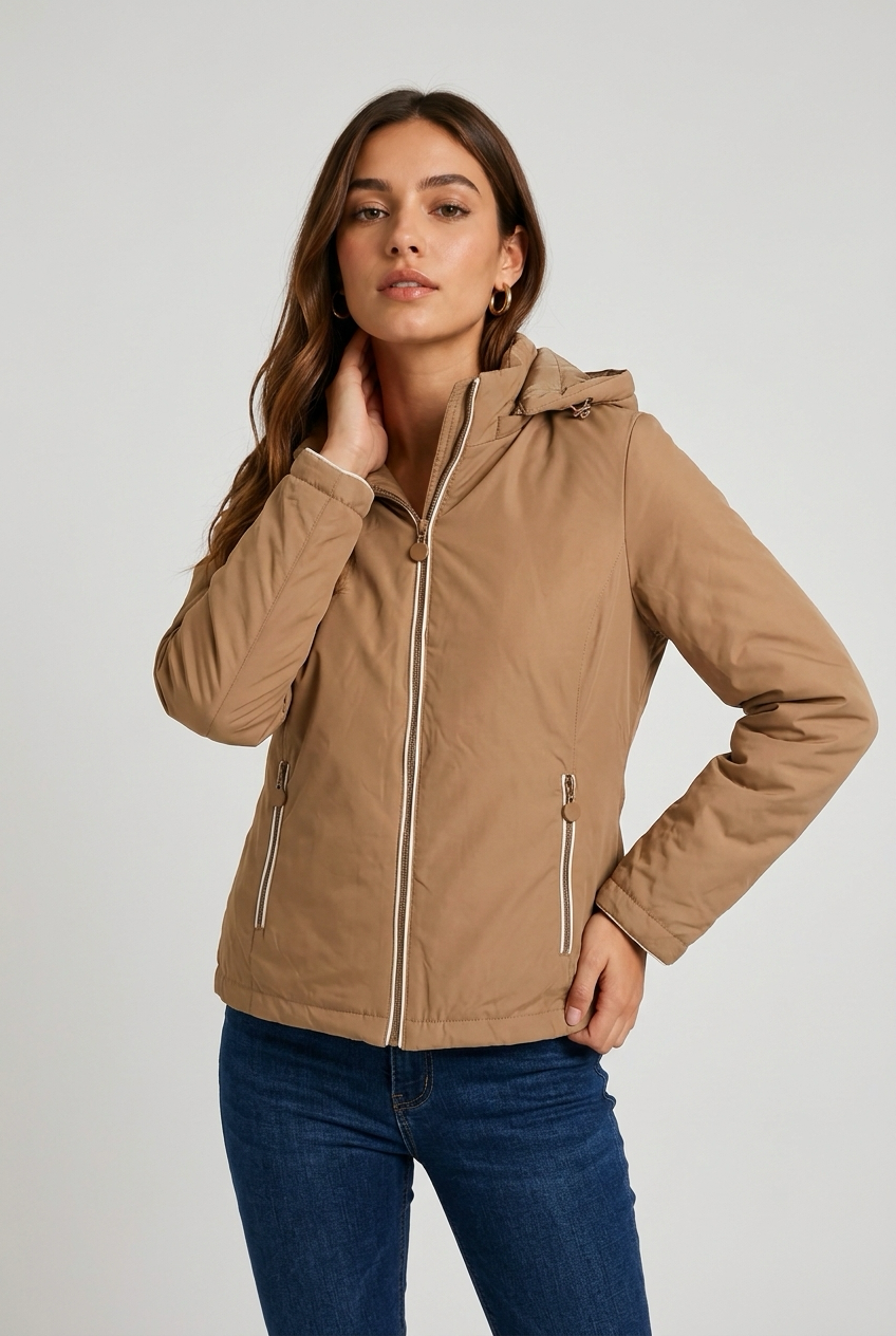 ACOLCHADO REVERSIBLE CAMEL