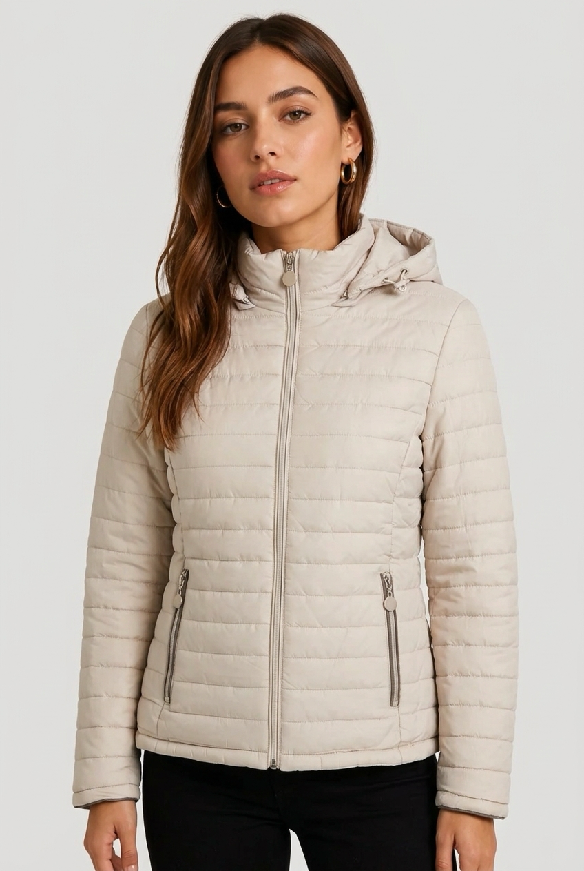ACOLCHADO REVERSIBLE BEIGE