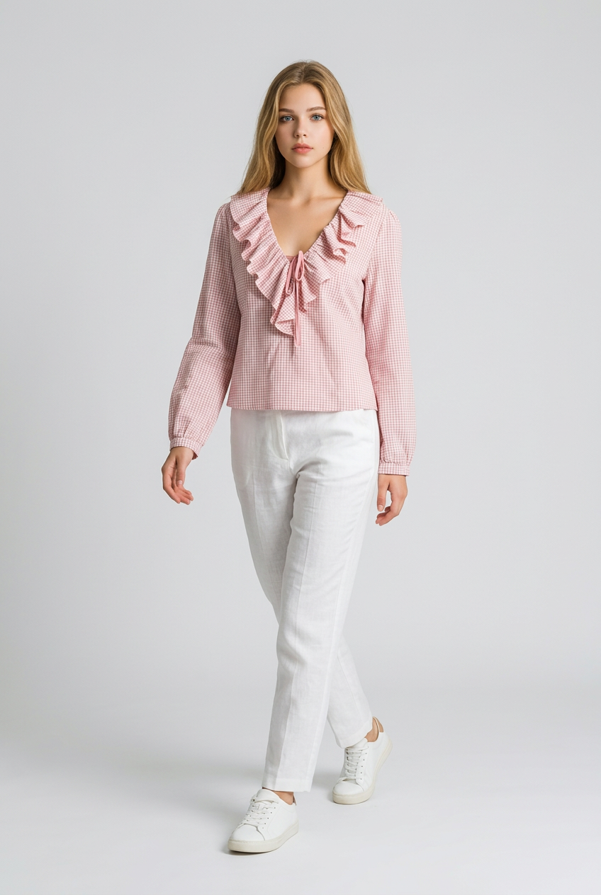 Blusa cuadro vichy