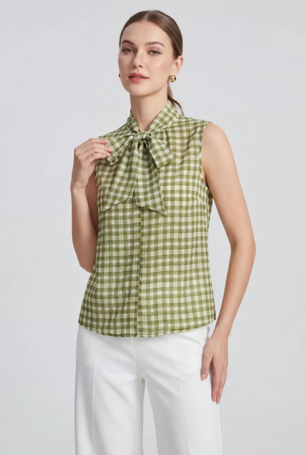 camisa lazo cuadros