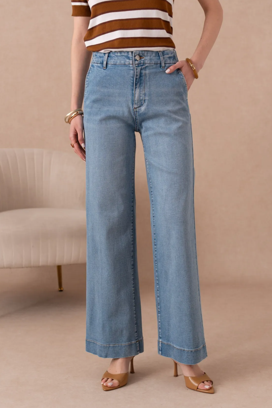 jeans gomas bolsillo chino