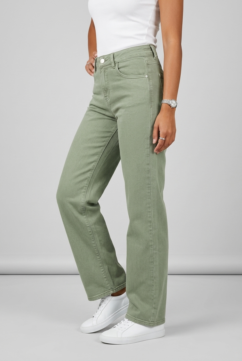 jeans verde