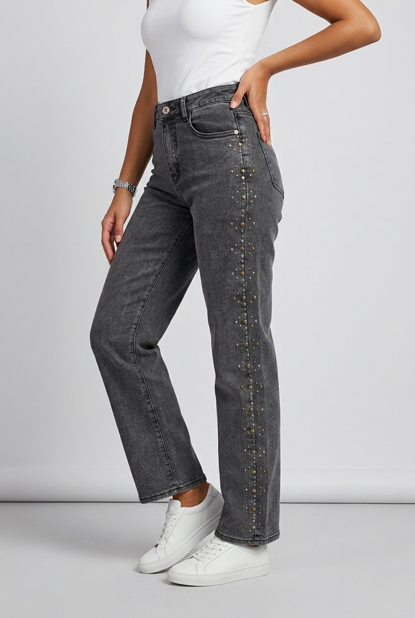 jeans tachas
