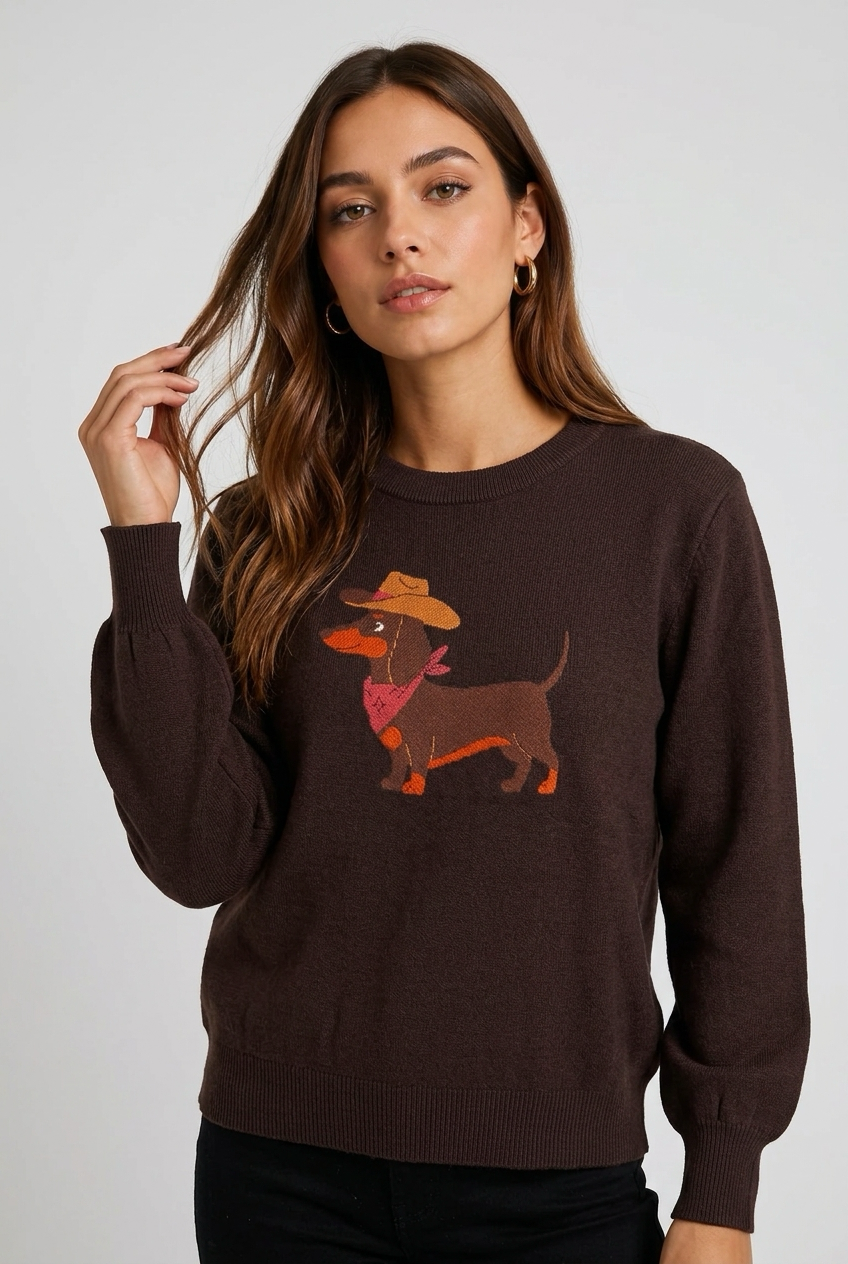 Jersey perro marrón