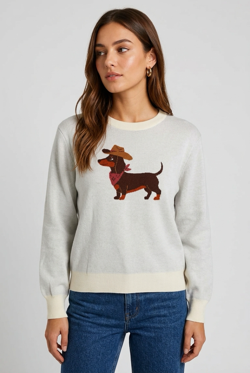 Jersey perro blanco
