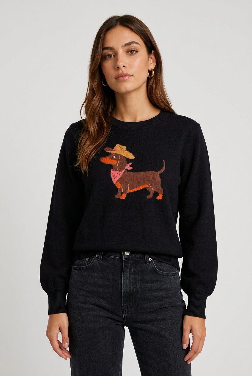 Jersey perro negro