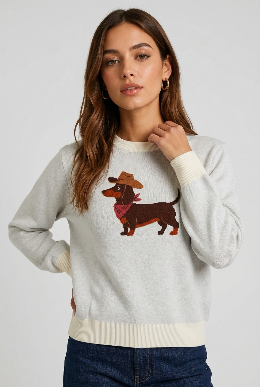 Jersey perro blanco