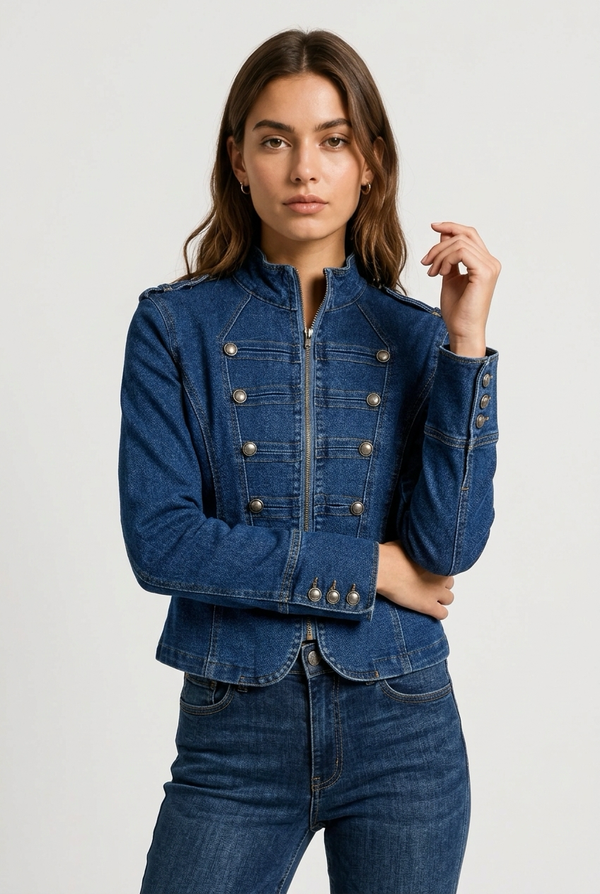 CAZADORA NAPOLEON AZUL