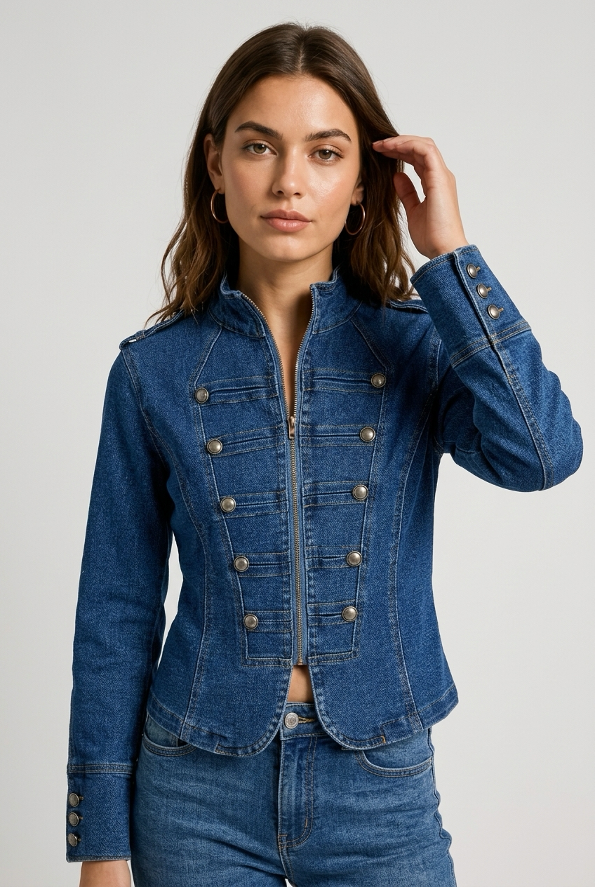 CAZADORA NAPOLEON AZUL