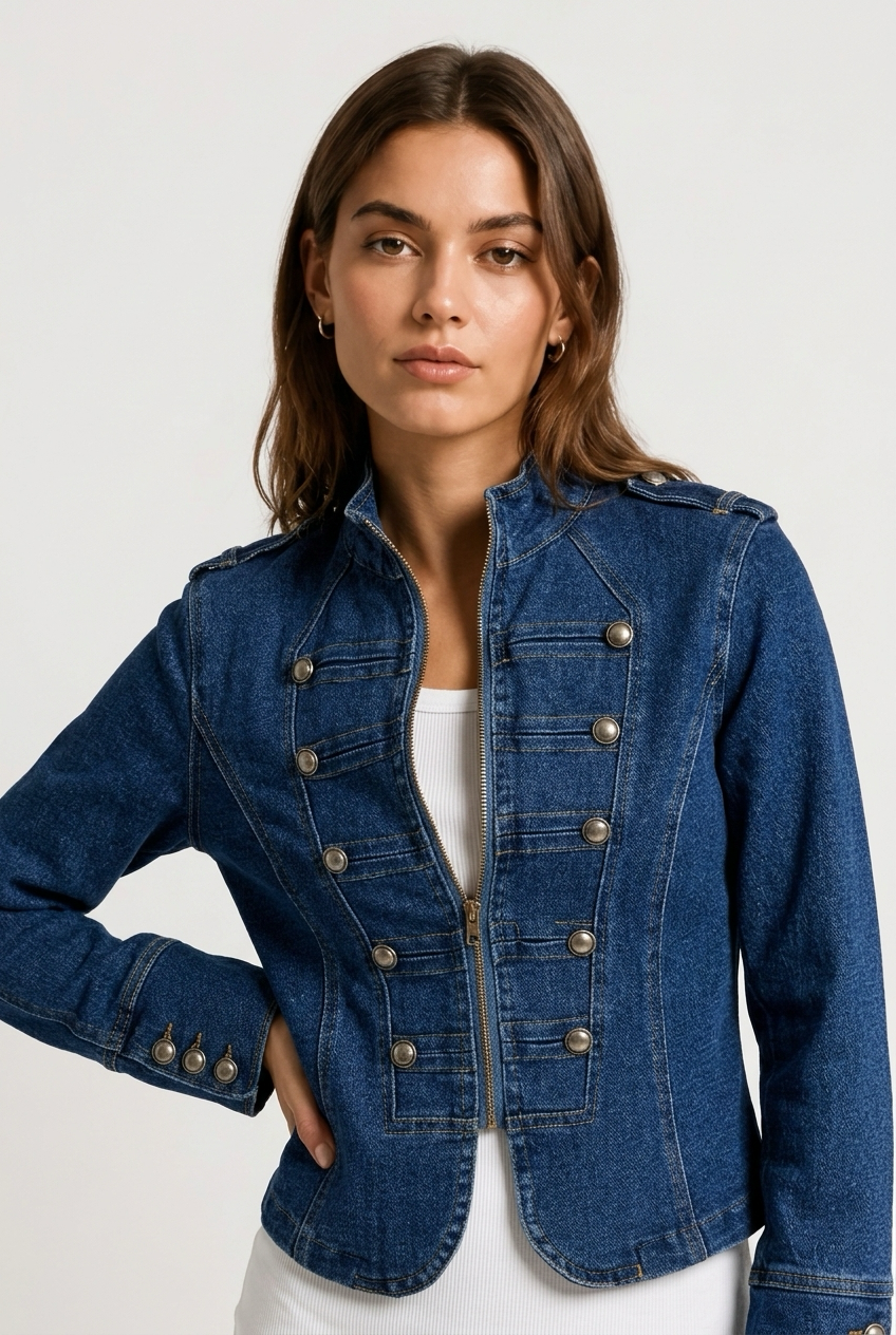 CAZADORA NAPOLEON AZUL