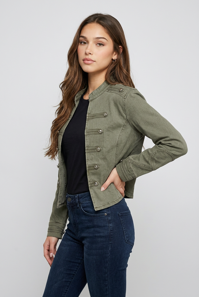 CHAQUETA MILITAR VERDE