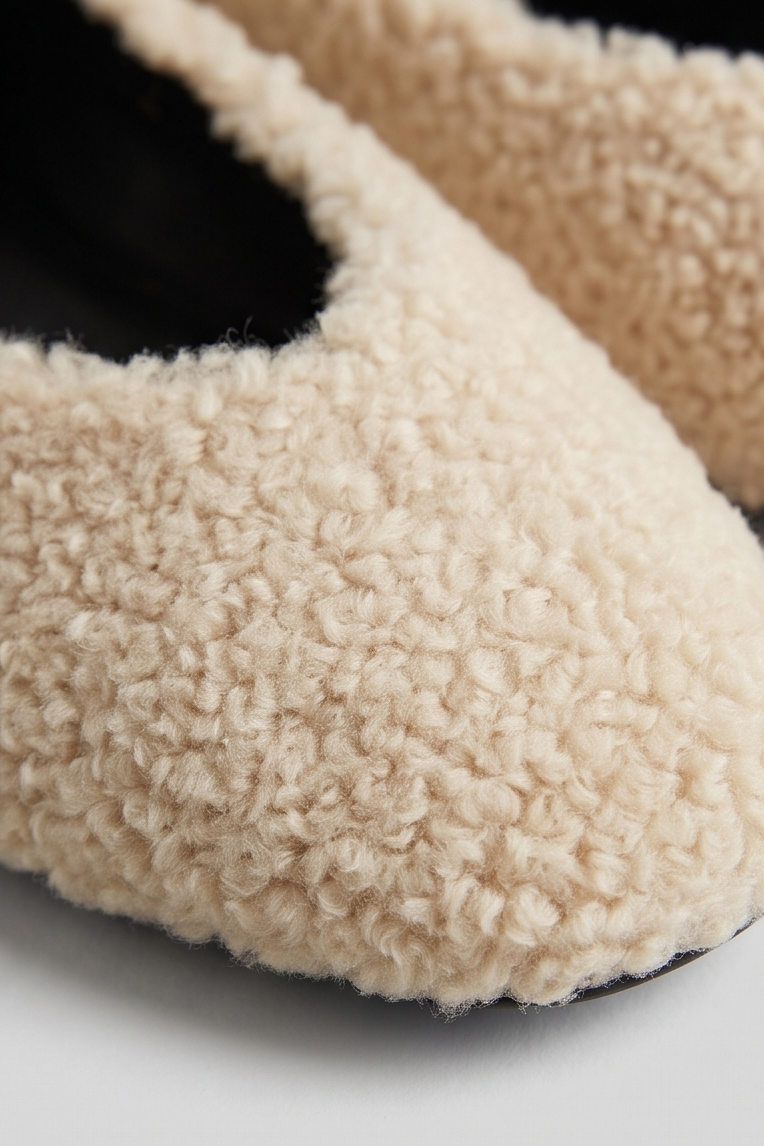 Bailarinas borrego beige