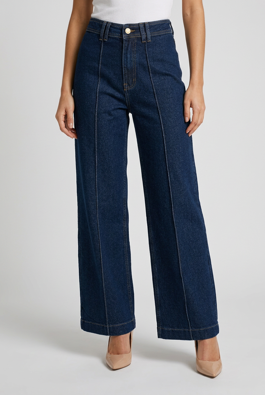 Jeans oscuro corte