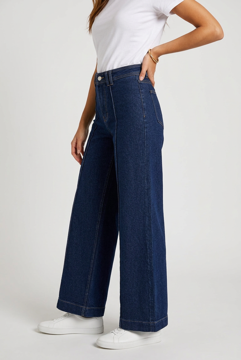Jeans oscuro corte