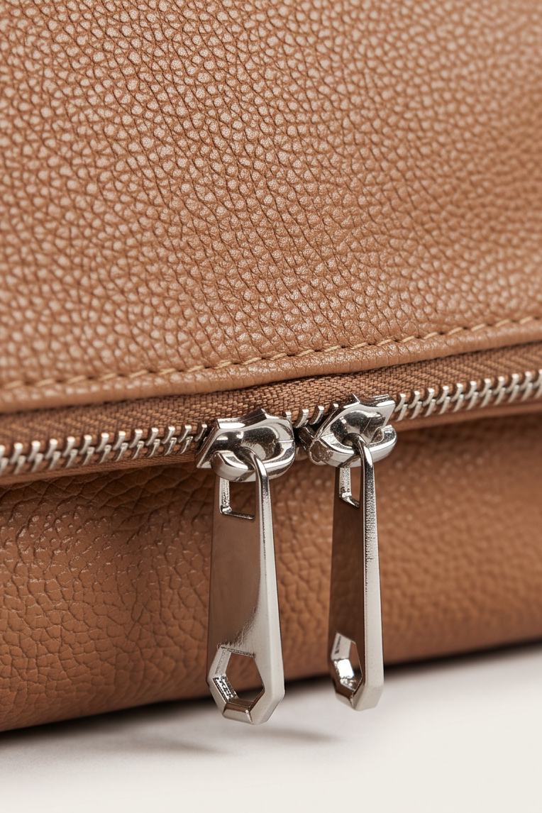 Bolso solapa camel