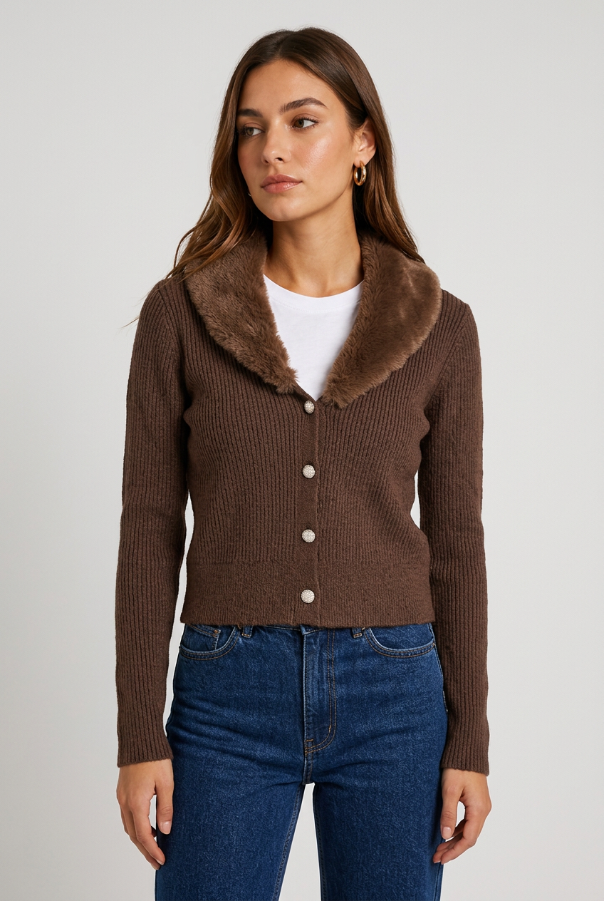 jersey pelo marron