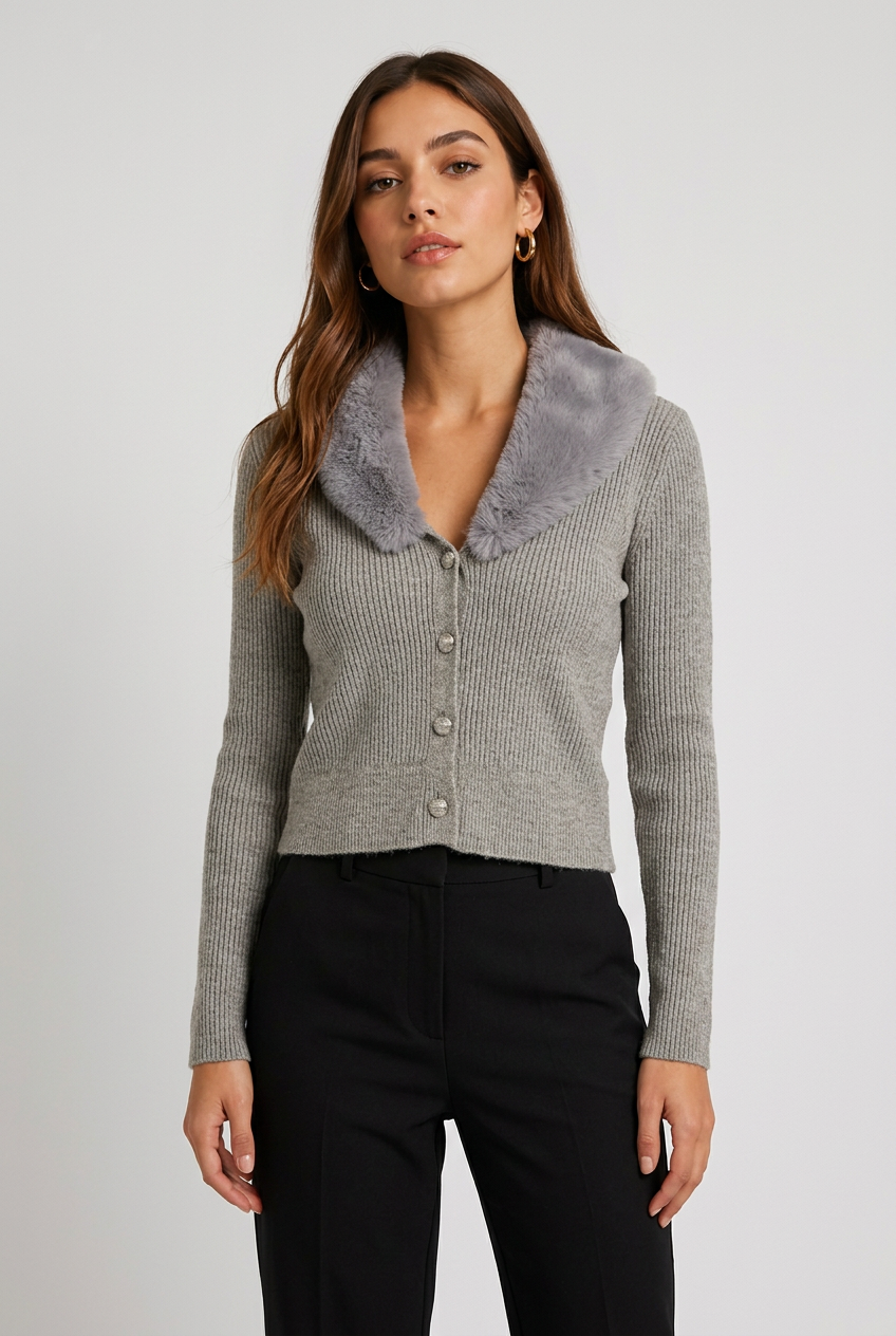 jersey pelo gris