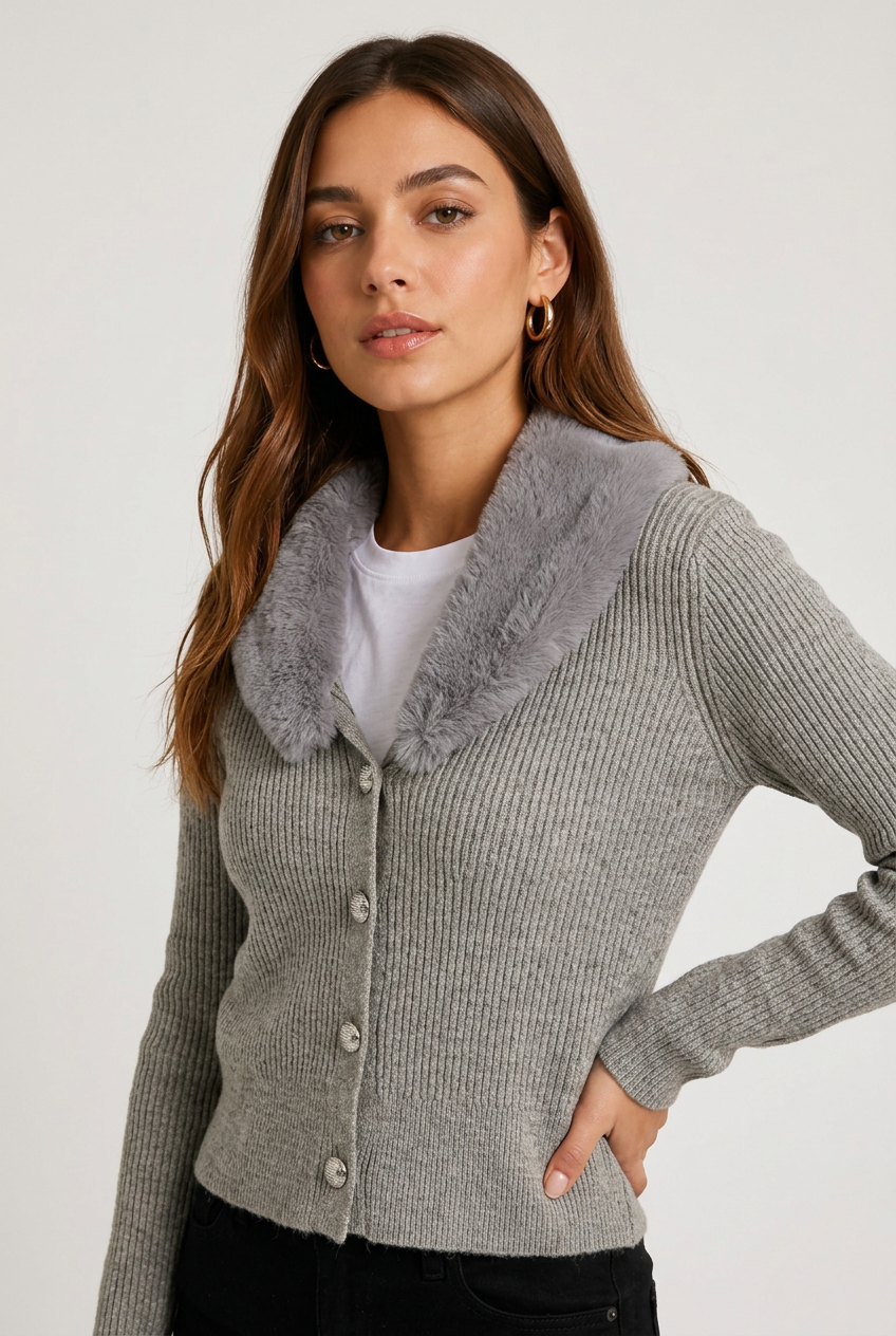 jersey pelo gris
