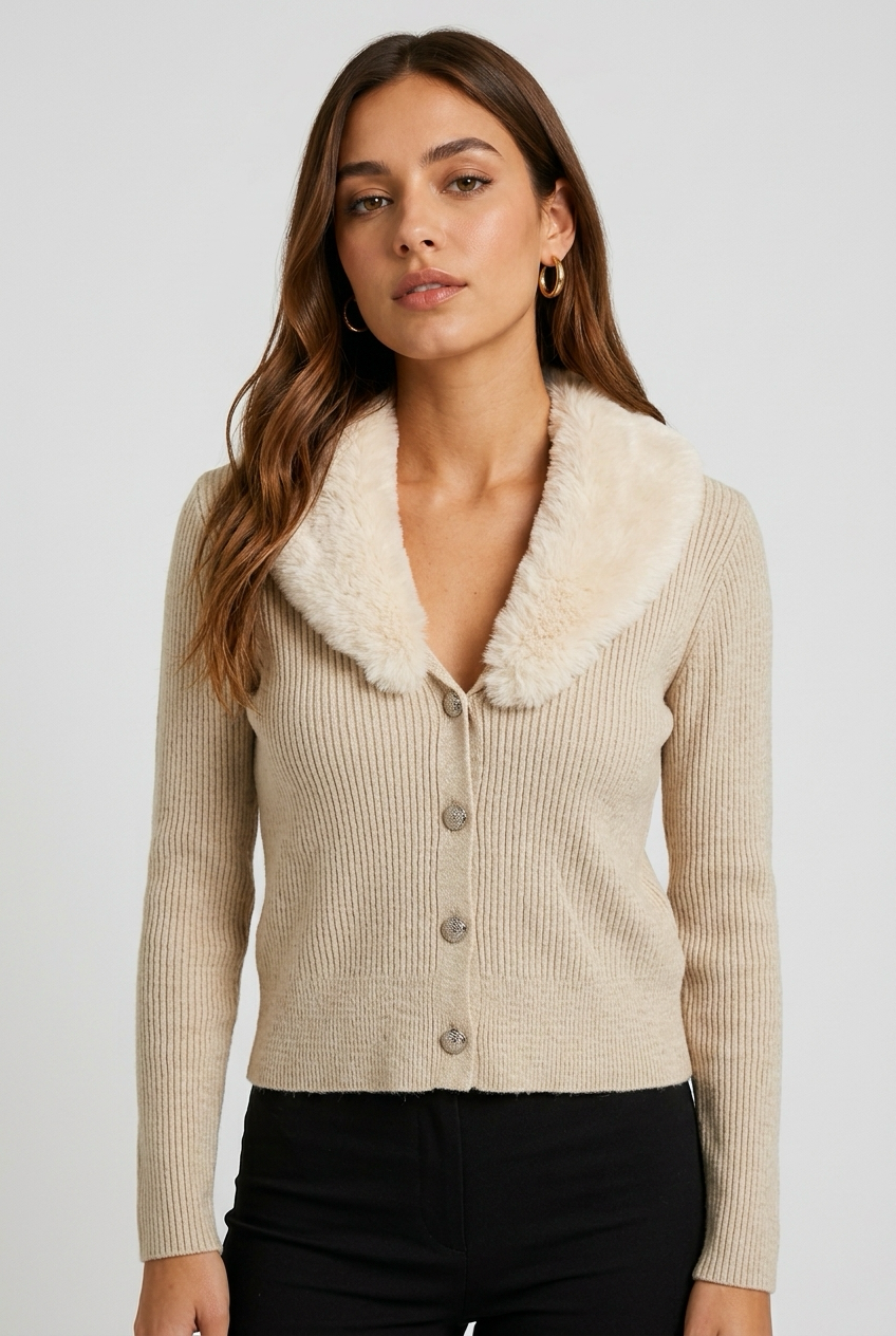 jersey pelo beige