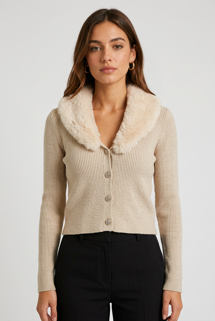 jersey pelo beige