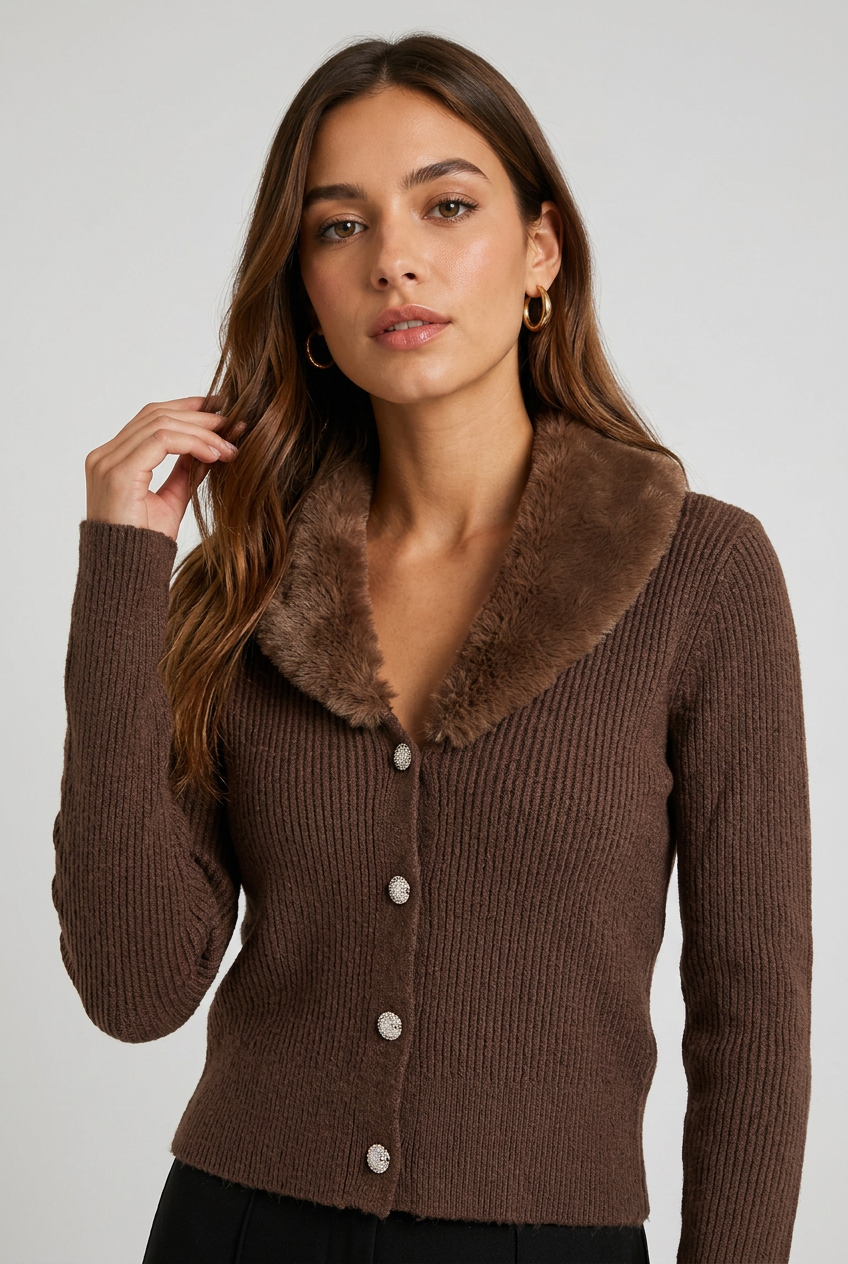 jersey pelo marron